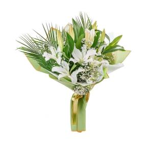Beyaz Lilyum Buketi