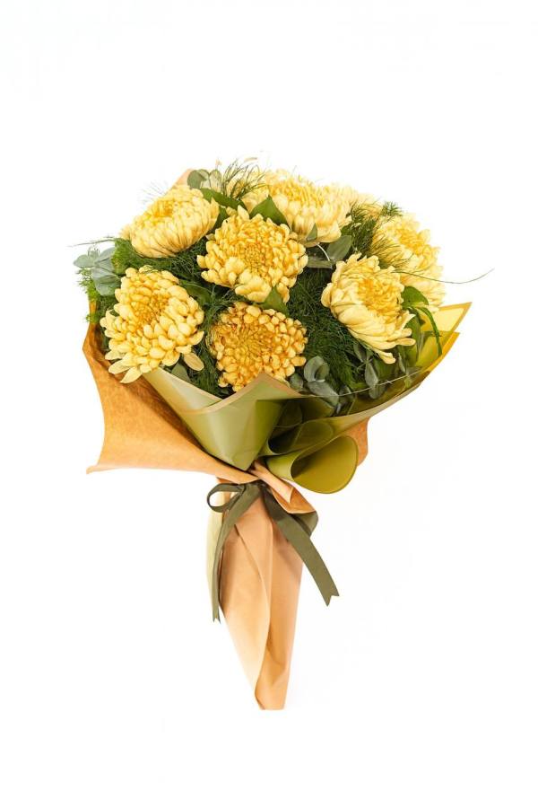 9'lu Sarı Şakayık Buketi