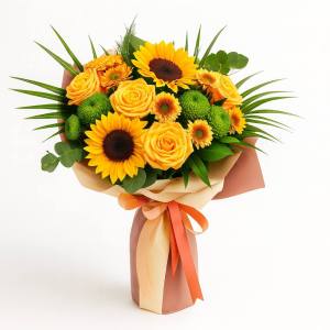 Güneş Bebeği Çiçek Buketi