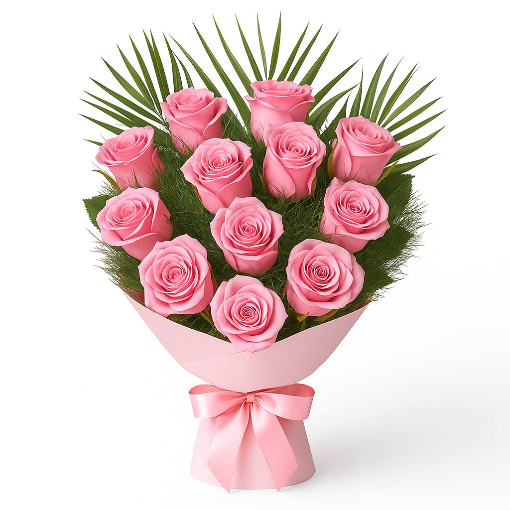 Pembe Balon Gül Buketi - Görsel 3