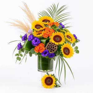 Karışık Çiçekler Vazo'da