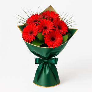 Kırmızı Gerbera Buketi