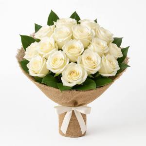 15'li Beyaz Güller Buketi