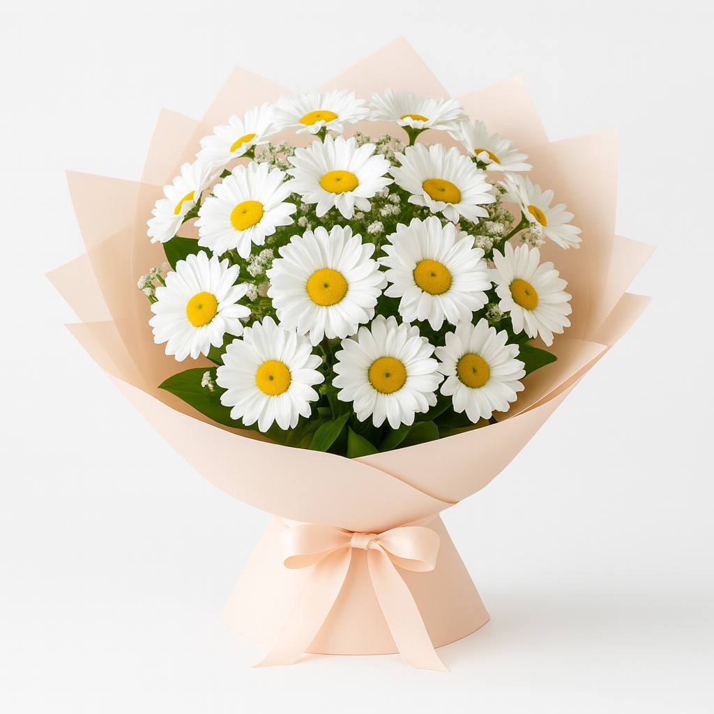 Papatya Buketi Pembe