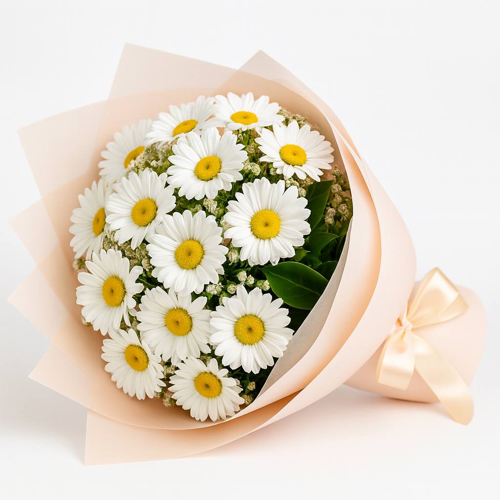 Papatya Buketi Pembe - Görsel 2