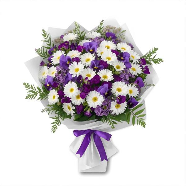 Papatya Menekşe Buketi