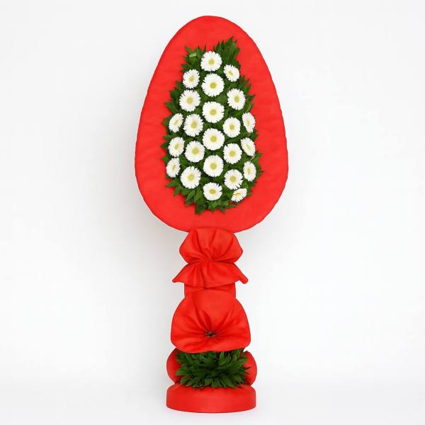 Tek Kat Gerbera Çelenk